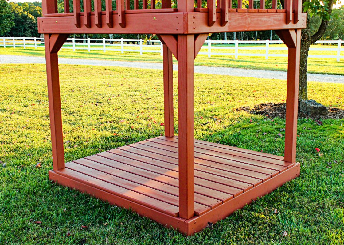 custom playset options patio base 3